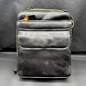 VINTAGE 1999 RELIC LEATHER CROSSBODY ORGANIZER BAG. EUC - B46